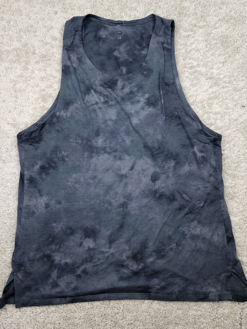 Lululemon Singlet mens Large Blue Camo Tank Top sports Size L Huckberry REI USA